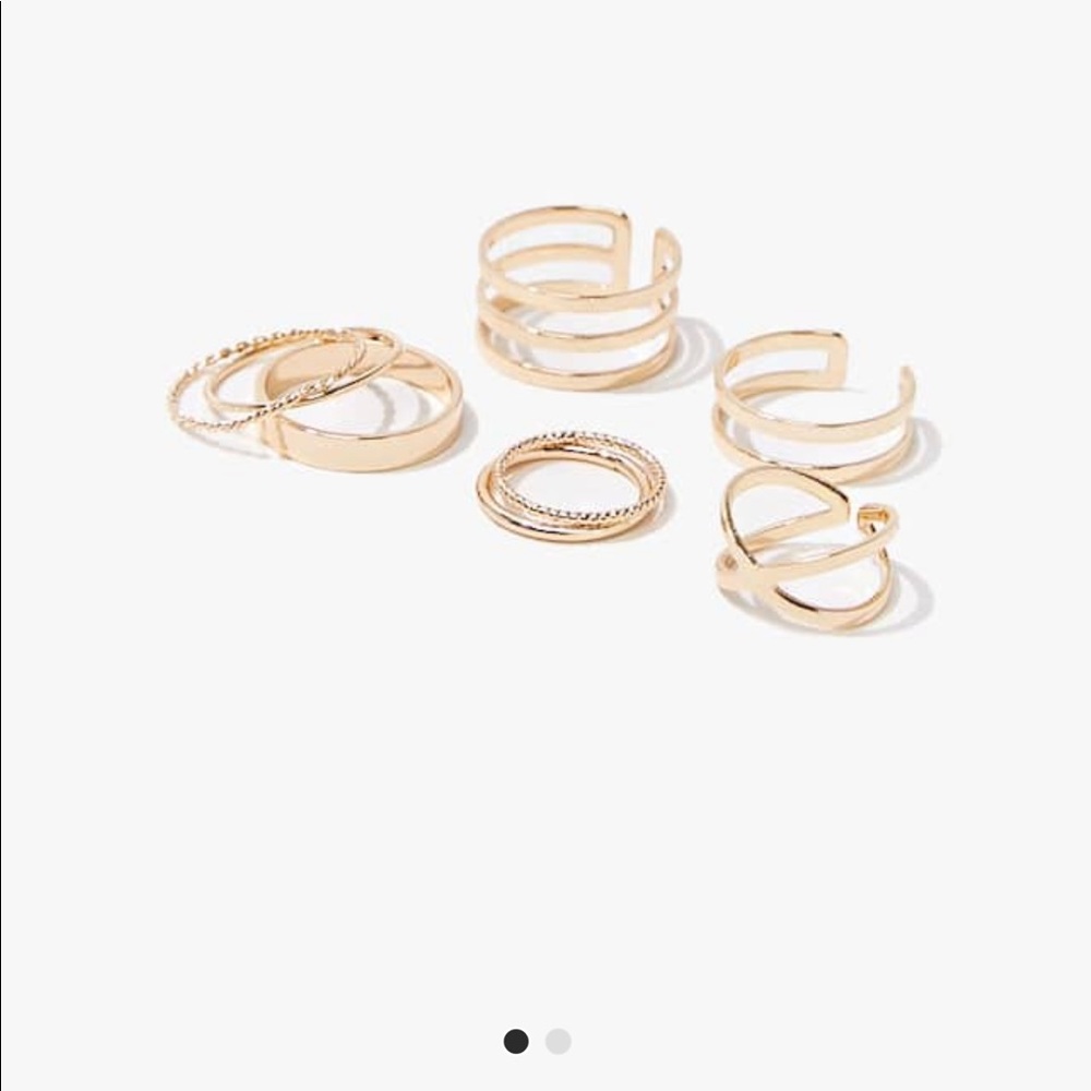 Assorted stacking rings , size 7